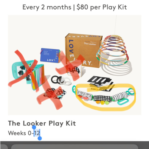 The Looker Play Kit | Toys for Newborn to 12 Week Olds | Lovevery