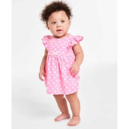 Baby Girls Dot-Print Skirted Sunsuit, Exclusively at Macy's
