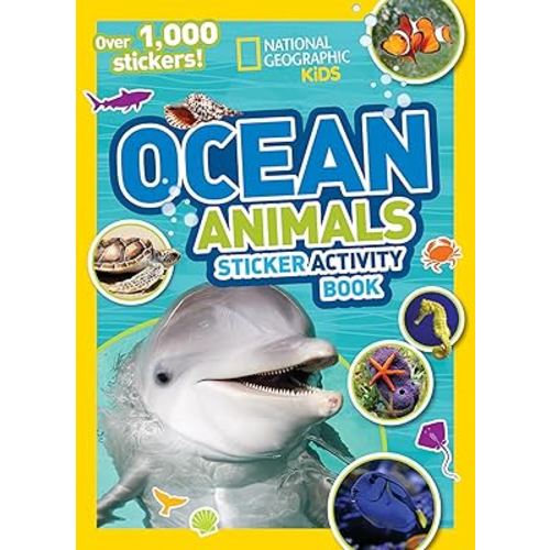 National Geographic Kids Ocean Animals Sticker Activity Book: Over 1,000 Stickers! (NG Sticker Activity Books)