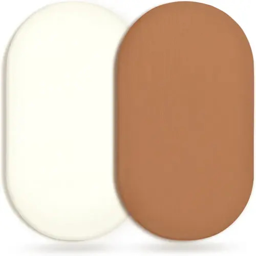 GRSSDER Stretchy Ultra Soft Fitted Bassinet Sheet 2 Pack, Universal Fit for Bassinets Baby Cradle Moses Basket Oval Rectangle Mattress Safe and Snug, Jersey Bassinet Sheets for Girls, Cream/Orange