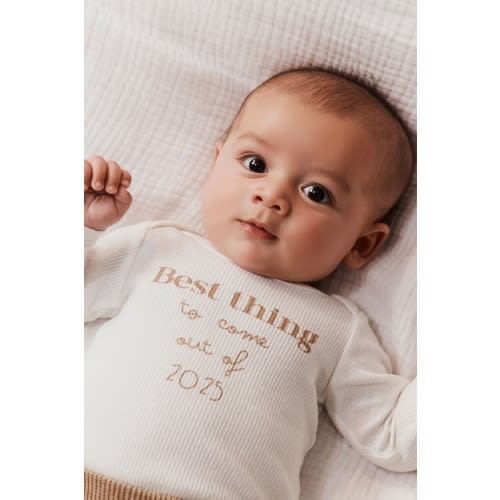 Organic Pointelle Long Sleeve Bubbysuit