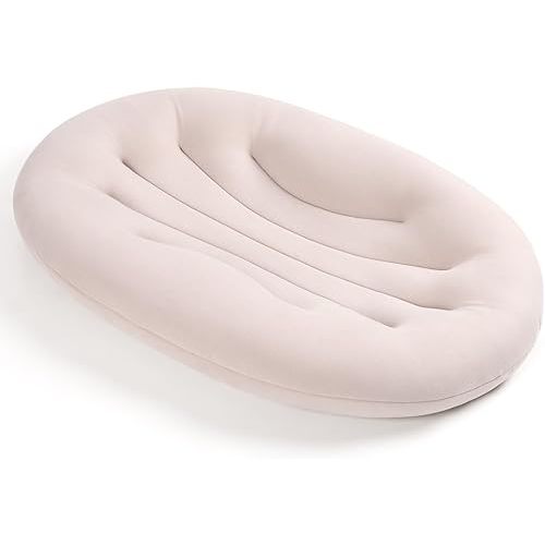 Termichy Soft Baby Lounger for Newborns:Comfort Infant Lounger Pillow for Tummy Time Playtime at Home or On The Go - Must Have Baby Nest Lounger for Toddler Girl Boy 0-9 Months