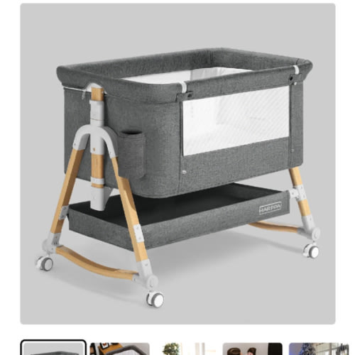 HARPPA Cuddly | 3-in-1 Baby Bassinet Bedside Sleeper