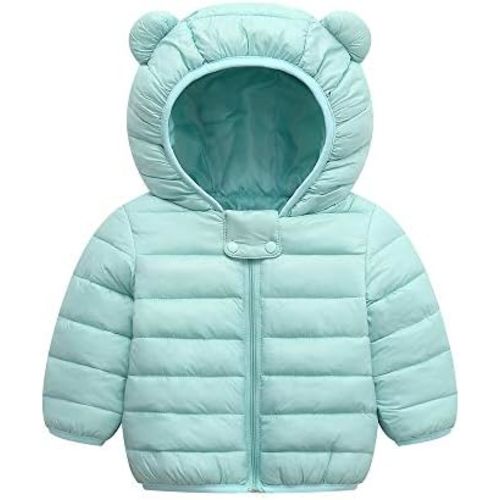 Winter Down Coats for Kids Baby Boys Girls Light Puffer Padded Jacket Bear Hoods Infant Outerwear