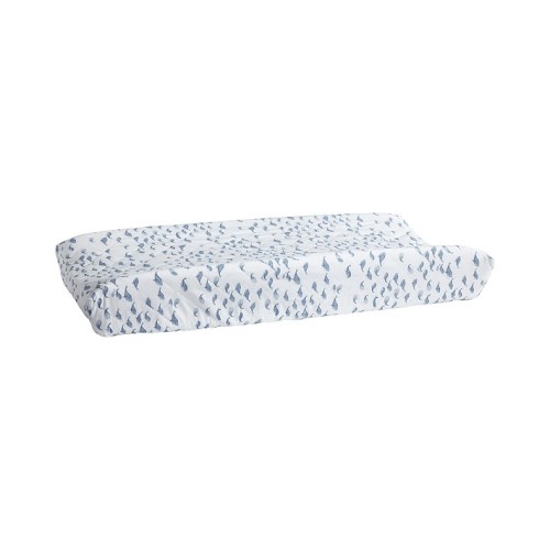 Watercolor Whale Changing Pad Cover
