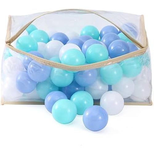 MoonxHome Ball Pit Balls for Toddlers, Green & Blue - Pack of 500