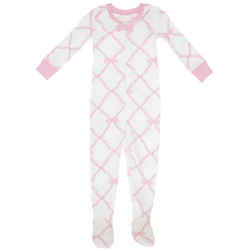 Noelle's Night Night - Belle Meade Bow with Pier Party Pink 0-3 Months