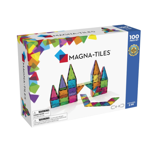 MAGNA-TILES Classic 100-Piece Magnetic Construction Set - Free Shipping