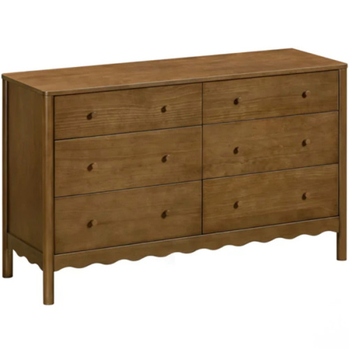 Babyletto Swell 6 Drawer Assembled Dresser - Natural Walnut