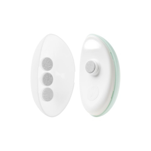 Olababy Rechargable Electric Baby Nail Trimmer, White