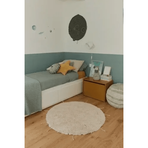 WASHABLE COTTON RUG MOON MULTISHAPE