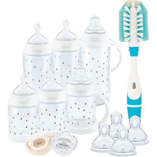 NUK Smooth Flow Anti Colic Baby Bottle Newborn Gift Set
