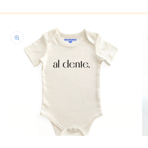 Al Dente | Cotton Baby Bodysuit – Chunky Deli
