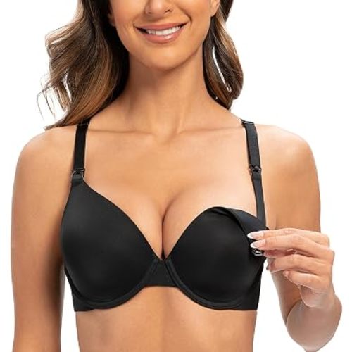 Women's Plus Size Nursing Bra Underwire Padded Full Coverage