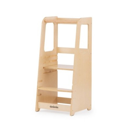 Toddler Tower Kids' Stepping Stool - dadada baby, Color: Light Brown