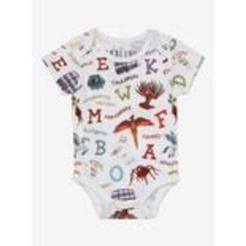 Harry Potter Alphabet Icons Allover Print Infant One-Piece - BoxLunch Exclusive | BoxLunch