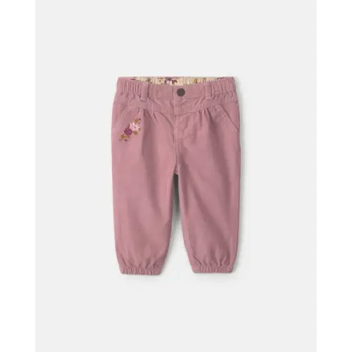 Baby Girl Floral Corduroy Baggy Pants - Purple - OshKosh B'gosh | Carter's
