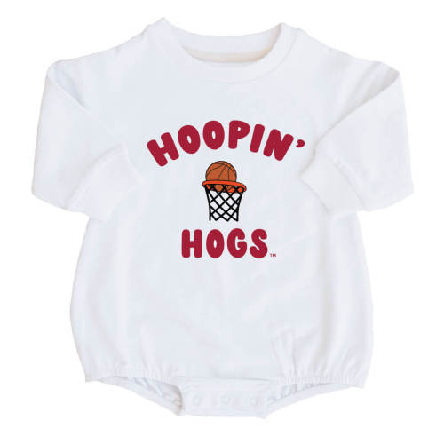 University of Arkansas | Basketball Graphic Sweatshirt Bubble Romper