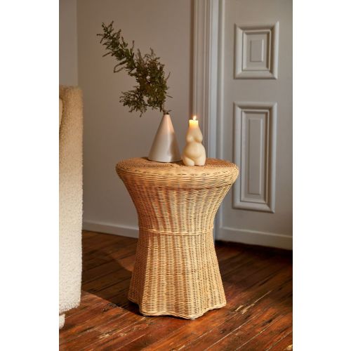 Pierce Wicker Rattan Side Table
