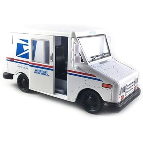 📬 United States Postal Mail Truck USPS 1987 Grumman LLV 1:36 Scale Die Cast Metal 5 Inch Model Toy Truck