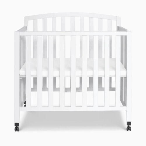 daVinci Dylan Folding Portable 3-in-1 Mini Crib - White