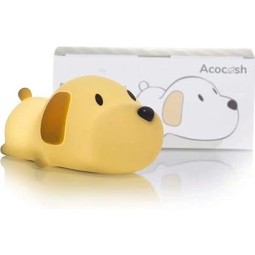 Acocosh LED Baby Night Light for Kids, Cute Puppy Night Touch Lamp, Nursery Soft Silicone Breastfeeding Nightlight, USB Rechargeable, Adjustable Brightness Dual Color, Children Gift
