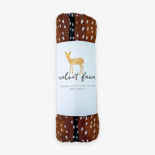 Fawning Over You Muslin Swaddle