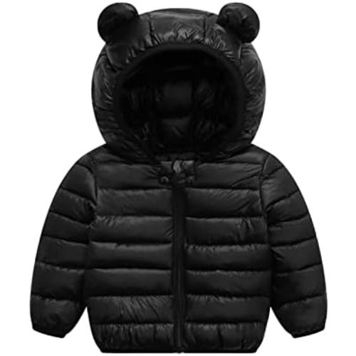 XMWEALTHY Baby Boys Girls Winter Coats Toddler Bear Hoods Down Jacket Infant Kids Light Puffer Padded Outwear 6M-3T