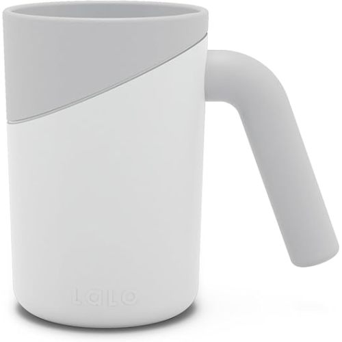 Lalo Coconut Baby Bath Cup - Handle, Tear-Free, Non-Toxic, Soft Edge, Lightweight