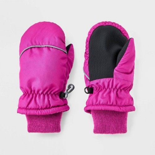 Toddler Snowplay Mittens - Cat & Jack™, Color: Magenta, Size: 12-24M