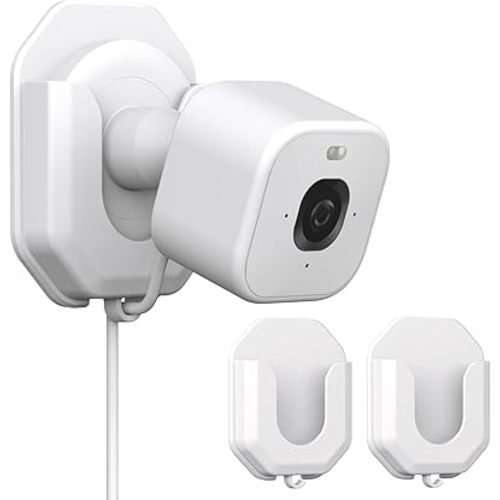 Blink No Drill Mount Bracket Compatible with Blink Mini 2 and Mini 2K/ Blink Outdoor 4 and Outdoor 2K Camera Adhesive Wall Mount(2Pack