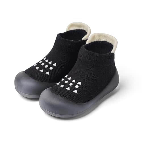 Bearbay Baby Sock Shoes Baby Walking Shoes Infant Non-Slip Breathable Slippers with Soft Rubber Sole Baby Boys Girls Sneakers