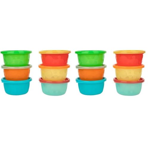 The First Years Take & Toss 8 Oz Bowls with Lids - 12 Pack