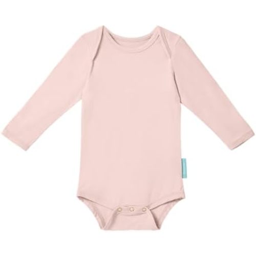 Supersoft Long Sleeve Baby Bodysuits, Premium Bamboo Rayon Bodysuit Unisex Boy Girl 0-3-6-9-18-24 months