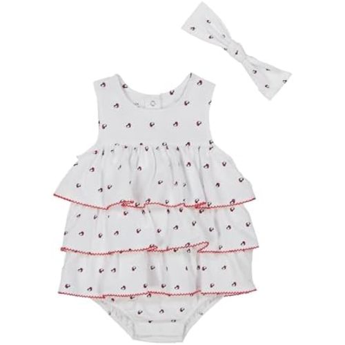 Tommy Hilfiger Baby Girls Sunsuit With Headband