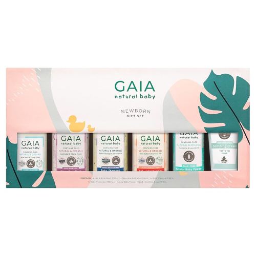 Gaia Skin Natural Baby Newborn Baby Gift Set (Pack of 6)