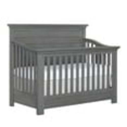 evolur Waverly 5-in-1 Full Panel Convertible Crib, Rustic Grey
