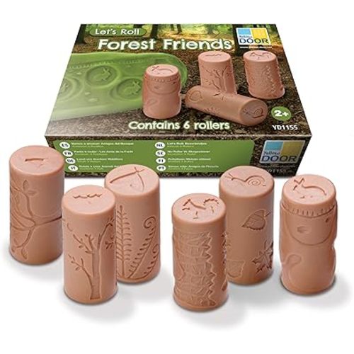 Yellow Door Let's Roll, Forest Friends Rollers, Set of 6