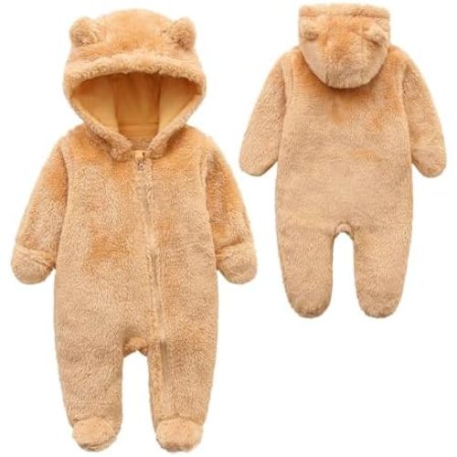 baby fluffy costume furry bear onesie baby fuzzy teddy bear outfit baby newborn plush clothes