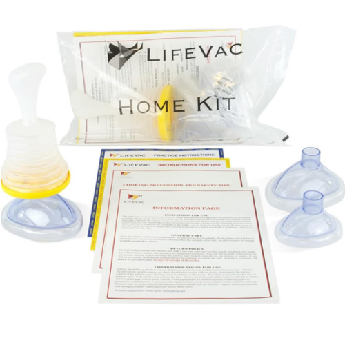 LifeVac Home Kit - Portable Suction Rescue Device, First Aid Kit for Kids and Adults, Portable Airway Suction Device for Children and Adults