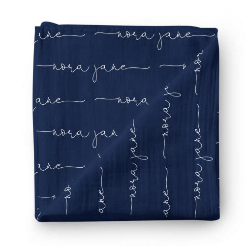 Personalized Baby Swaddle Blanket