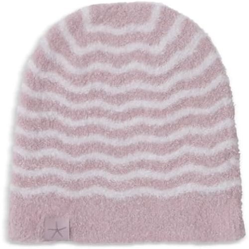 Barefoot Dreams® CozyChic Lite® Baby Wavy Stripe Beanie, Dusty Rose Multi, One Size