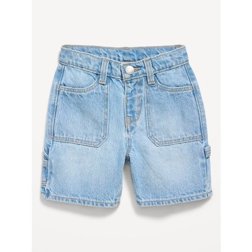 Baggy Carpenter Utility Jean Shorts for Toddler Boys