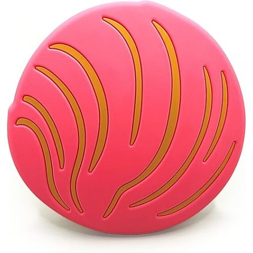 Mexican Baby Teether, Silicone Teething Toy for Teeth Relief, Soothing Grip for 3+ Months, BPA-Free (Concha)