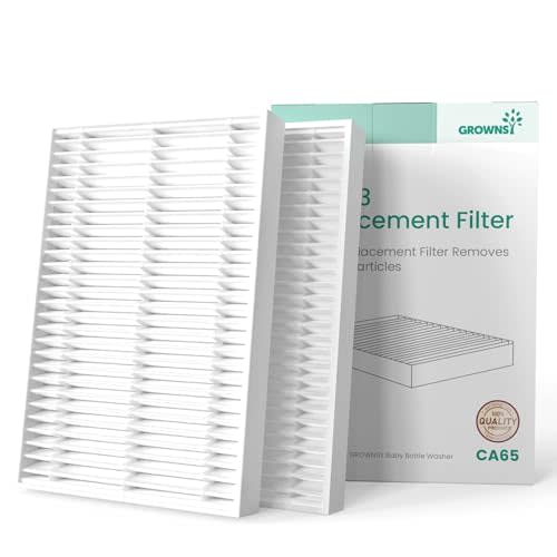 Grownsy 2PCS HEPA Filters, Replacement Accessories Compatible with GROWNSY, Momcozy & Papablic Bottle Washer, Easy to Install, Premium Air Filter for Cleaner, Safer Bottle Cleaning