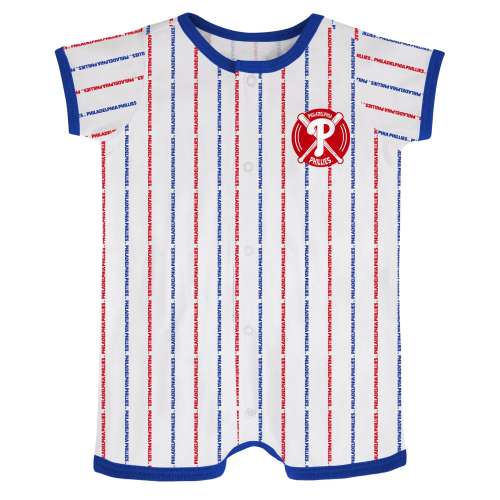 Newborn & Infant Philadelphia Phillies White Ball Hitter Romper