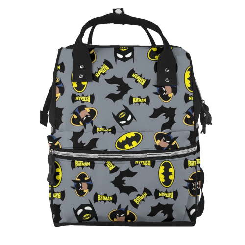 B-at-ma-n Diaper Bag Backpack-Multifunction Travel Handbag Laptop Daypack 16 Inch for Women Men