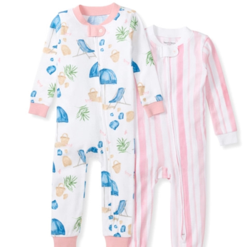 Santorini Beach Organic Cotton Sleeper 2 Pack