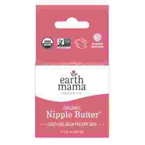 Earth Mama Organic Nipple Butter, Nipple Cream for Breastfeeding, 2 oz