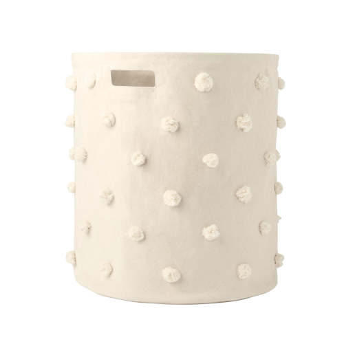 Pom Pom Hamper - Natural